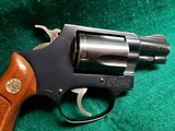 Smith & Wesson - MODEL 36 CHIEFS SPECIAL - BLUED 1.75 INCH BARREL DOUBLE ACTION 5-SHOT. W-BOX AND PAPERS. W-MINTY BORE! MFG. IN 1982- .38 SPECIAL - 11 of 24