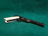 Colt - WOODSMAN. MATCH TARGET BULLSEYE. ENGRAVED BY VALENYA W-SILVER INLAYS. CARVED IVORY GRIPS. GORGEOUS PISTOL! MFG. 1939 - .22 LR - 15 of 18