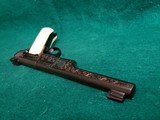 Colt - WOODSMAN. MATCH TARGET BULLSEYE. ENGRAVED BY VALENYA W-SILVER INLAYS. CARVED IVORY GRIPS. GORGEOUS PISTOL! MFG. 1939 - .22 LR - 18 of 18