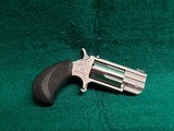 North American Arms - PUG MINI REVOLVER. 5-SHOT. 1" BBL. W-WHITE DOT SIGHT. IN ORIGINAL HARD CASE W-CUSTOM LEATHER POCKET HOLSTER. - .22 MAGNUM - 2 of 21