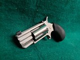 North American Arms - PUG MINI REVOLVER. 5-SHOT. 1" BBL. W-WHITE DOT SIGHT. IN ORIGINAL HARD CASE W-CUSTOM LEATHER POCKET HOLSTER. - .22 MAGNUM - 6 of 21