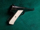 COLT - WOODSMAN. FIRST SERIES. 6.5 INCH BARREL. W-ONE MAG. W-BEAUTIFUL HAND CARVED IVORY GRIPS. NICE BORE! MFG. IN 1939 - .22 LR - 3 of 23