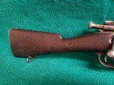 SPRINGFIELD ARMORY / KRAG JORGENSEN - MODEL 1892. 30" BARREL. VERY NICE ANTIQUE RIFLE W-MINTY BORE! MFG. IN 1895 - .30-40 KRAG - 9 of 22