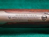 WINCHESTER - MODEL 94. PRE-64. SADDLE RING CARBINE. 20" BARREL. NICE BORE! MFG. IN 1911. - .30-30 WIN - 18 of 19