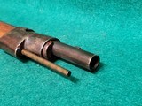 BELGIUM LEIGE - FLOBERT PARLOR GUN. 28" BARREL. SINGLE SHOT ANTIQUE. - .32 CAL RIMFIRE - 15 of 22