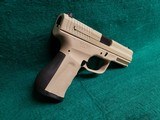 FMK - 9C1G2 RECON. FDE. 4" BARREL. W-ONE MAGAZINE. BRAND NEW IN CASE. SPECIAL CLOSEOUT! - 9mm Luger - 3 of 21