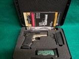 Sig Sauer - P938. PN#938-9-DB-SMBI. IN ORIGINAL CASE. W-2 MAGS. DESERT FDE. 3 INCH BARREL. NEAR NEW! - 9mm Luger - 1 of 17