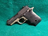 Sig Sauer - P938. PN#938-9-DB-SMBI. IN ORIGINAL CASE. W-2 MAGS. DESERT FDE. 3 INCH BARREL. NEAR NEW! - 9mm Luger - 5 of 17