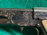 Colt - WOODSMAN. MATCH TARGET. 3RD MODEL. 4.5" BARREL. IVORY GRIPS. EXQUISITELY ENGRAVED BY MASTER ENGRAVER CLINT FINLEY. MFG IN 1972 - .22 LR - 26 of 26