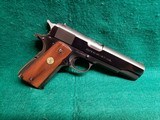 COLT - 1911 GOVERNMENT MODEL. MK IV/SERIES 70. BLUED. 5 INCH BARREL. W-ONE MAG. MINTY BORE! MFG. IN 1980- 9MM LUGER - 1 of 15