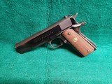 COLT - 1911 GOVERNMENT MODEL. MK IV/SERIES 70. BLUED. 5 INCH BARREL. W-ONE MAG. MINTY BORE! MFG. IN 1980- 9MM LUGER - 4 of 15