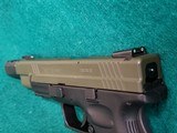 SPRINGFIELD ARMORY - XD-45 TACTICAL. W-ONE MAGAZINE. OD SLIDE. TRUGLO SIGHTS. EXCELLENT CONDITION! - .460 ROWLAND CONVERSION W-COMP - 16 of 18