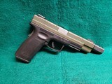 SPRINGFIELD ARMORY - XD-45 TACTICAL. W-ONE MAGAZINE. OD SLIDE. TRUGLO SIGHTS. EXCELLENT CONDITION! - .460 ROWLAND CONVERSION W-COMP - 1 of 18