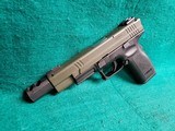 SPRINGFIELD ARMORY - XD-45 TACTICAL. W-ONE MAGAZINE. OD SLIDE. TRUGLO SIGHTS. EXCELLENT CONDITION! - .460 ROWLAND CONVERSION W-COMP - 5 of 18