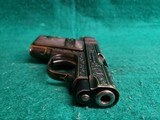 COLT - MODEL 1908 HAMMERLESS. EUROPEAN STYLE ENGRAVING. W-GOLD INLAYS. W-1 MAG. GORGEOUS LITTLE PISTOL! MFG. IN 1921 - .25 ACP - 19 of 22