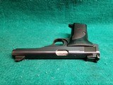 Browning Arms Co - MODEL 71 - BLUED. 4.5 INCH BARREL. ADJUSTABLE SIGHTS. W-ONE MAGAZINE. NICE BORE! MFG IN 1972. MADE IN BELGIUM - .380 ACP - 21 of 23