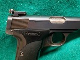 Browning Arms Co - MODEL 71 - BLUED. 4.5 INCH BARREL. ADJUSTABLE SIGHTS. W-ONE MAGAZINE. NICE BORE! MFG IN 1972. MADE IN BELGIUM - .380 ACP - 12 of 23