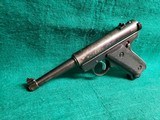 Ruger - STANDARD AUTO MK. I. BLUED. 4.5 INCH BARREL. W-ONE MAGAZINE. GOOD BORE. MFG. IN 1973 - .22 LR - 5 of 21