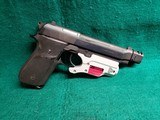 TAURUS - PT-92. BLUED. 5" BARREL. W-LASER & COMP. W-1 MAGAZINE. MINTY BORE! EXCELLENT CONDITION! - 9MM LUGER - 1 of 17