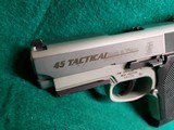 SMITH & WESSON - 4513TSW TACTICAL. DA/SA. 3.5" BBL. IN ORIGINAL CASE. W-MAGAZINE. GOOD CONDITION. MFG. IN 2003 - .45 ACP - 9 of 18