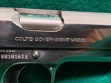 COLT - 1911 GOVERNMENT. SERIES 80. W-MAG. *RARE FACTORY ULTIMATE BRIGHT STAINLESS FINISH* MFG. IN 1996. IN CASE. VERY NICE! - .45 ACP - 8 of 19