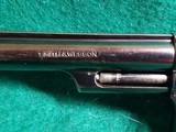 SMITH & WESSON - MODEL 53. BLUED. 8.38" BARREL. PINNED AND RECESSED. MINTY BORE! MFG. IN 1961. W-AMMUNITION - .22 REM. JET - 15 of 21