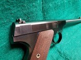 COLT - WOODSMAN. 1ST SERIES. 6.5" BARREL. NEAR MINT IN ORIGINAL BOX W-PAPERS. MFG. IN 1936 - .22 LR - 8 of 23