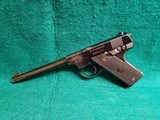HI-STANDARD - MODEL B. BLUED. 6.5" BBL. W-ONE MAGAZINE. MFG. IN 1937. NICE VINTAGE PISTOL - .22 LR - 4 of 17