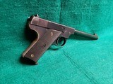 HI-STANDARD - MODEL B. BLUED. 6.5" BBL. W-ONE MAGAZINE. MFG. IN 1937. NICE VINTAGE PISTOL - .22 LR - 3 of 17