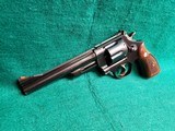 SMITH & WESSON - MODEL 1950 TARGET (PRE-MODEL 24). 6.5" BBL. MFG. CIRCA 1955/56. NEAR MINT WITH BRIGHT BLUED ORIGINAL FINISH! - .44 SPL - 5 of 22
