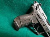 Walther - MODEL P22. GRAY STRIPED FRAME. W-ONE MAGAZINE. 3.25 INCH BARREL. NICE BORE! - .22 LR - 8 of 21