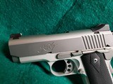 KIMBER - STAINLESS ULTRA TLE II. 1911. 3" BBL. W-ONE MAG. NIGHT SIGHTS. W-ORIGINAL CASE AND PAPERS. NEAR NEW! - .45 ACP - 14 of 19