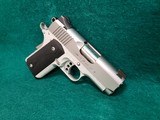 KIMBER - STAINLESS ULTRA TLE II. 1911. 3" BBL. W-ONE MAG. NIGHT SIGHTS. W-ORIGINAL CASE AND PAPERS. NEAR NEW! - .45 ACP - 3 of 19