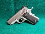 KIMBER - STAINLESS ULTRA TLE II. 1911. 3" BBL. W-ONE MAG. NIGHT SIGHTS. W-ORIGINAL CASE AND PAPERS. NEAR NEW! - .45 ACP - 4 of 19