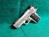 KIMBER - STAINLESS ULTRA TLE II. 1911. 3" BBL. W-ONE MAG. NIGHT SIGHTS. W-ORIGINAL CASE AND PAPERS. NEAR NEW! - .45 ACP - 5 of 19