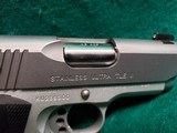 KIMBER - STAINLESS ULTRA TLE II. 1911. 3" BBL. W-ONE MAG. NIGHT SIGHTS. W-ORIGINAL CASE AND PAPERS. NEAR NEW! - .45 ACP - 9 of 19