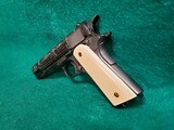 COLT - NAVY MODEL 1911. PRE-WAR. US PROPERTY MARKED. VERY RARE PRODUCTION. MFG. IN 1913. HAND ENGRAVED W-REAL IVORY GRIPS - .45 ACP - 7 of 25