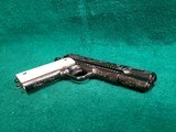 COLT - NAVY MODEL 1911. PRE-WAR. US PROPERTY MARKED. VERY RARE PRODUCTION. MFG. IN 1913. HAND ENGRAVED W-REAL IVORY GRIPS - .45 ACP - 11 of 25