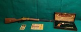 COLT FRONTIER SCOUT & WINCHESTER MODEL 94 - GOLDEN SPIKE 1869-1969 COMMEMORATIVE SET. NEAR MINT. UNFIRED IN ORIGINAL BOXES. - .22LR & .30-30WIN - 1 of 25