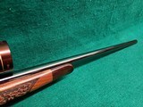 RUGER - NUMBER ONE #1. W-LEUPOLD VARI-X II 3-9 SCOPE. 26" BBL. ENGRAVED W-CARVED MESQUITE STOCK. CANJAR TRIGGER. VERY NICE! MFG. 1971 - .243 Win - 19 of 25