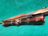 RUGER - NUMBER ONE #1. W-LEUPOLD VARI-X II 3-9 SCOPE. 26" BBL. ENGRAVED W-CARVED MESQUITE STOCK. CANJAR TRIGGER. VERY NICE! MFG. 1971 - .243 Win - 11 of 25