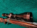 RUGER - NUMBER ONE #1. W-LEUPOLD VARI-X II 3-9 SCOPE. 26" BBL. ENGRAVED W-CARVED MESQUITE STOCK. CANJAR TRIGGER. VERY NICE! MFG. 1971 - .243 Win - 20 of 25