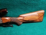 RUGER - NUMBER ONE #1. W-LEUPOLD VARI-X II 3-9 SCOPE. 26" BBL. ENGRAVED W-CARVED MESQUITE STOCK. CANJAR TRIGGER. VERY NICE! MFG. 1971 - .243 Win - 18 of 25