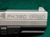 Walther - PK380. 3.5" BBL. DA/SA. SILVER/BLACK. NO MAGAZINE. MINTY BORE! GREAT FOR CONCEALED CARRY! - .380 ACP - 11 of 20