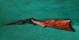 WINCHESTER - MODEL 1890. DELUXE. 24" OCTAGON BBL. ENGRAVED BY ANGELO BEE IN FACTORY #8 PATTERN. VERY GORGEOUS RIFLE! MFG. IN 1926 - .22 LR - 6 of 22