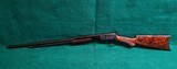 WINCHESTER - MODEL 1890. DELUXE. 24" OCTAGON BBL. ENGRAVED BY ANGELO BEE IN FACTORY #8 PATTERN. VERY GORGEOUS RIFLE! MFG. IN 1926 - .22 LR - 4 of 22