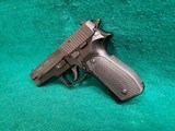 SIG SAUER - P226. GERMAN MADE. 4.5" BBL. IN ORIGINAL CASE W-OWNERS MANUAL & TEST TARGET. W-1 MAG. MFG. CIRCA 1996. NEAR MINT!- 9MM - 7 of 19