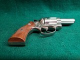 Ruger - POLICE SERVICE-SIX. STAINLESS. 2.5". BEAUTIFULLY ENGRAVED BY CLINT FINLEY. NICE BORE! MFG. IN 1977 - .357 Magnum - 13 of 22