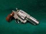 Ruger - POLICE SERVICE-SIX. STAINLESS. 2.5". BEAUTIFULLY ENGRAVED BY CLINT FINLEY. NICE BORE! MFG. IN 1977 - .357 Magnum - 2 of 22