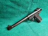 RUGER - STANDARD AUTO. MARK II. TARGET. BLUED. 7" BBL. W-ONE MAG & OWNERS MANUAL. MINTY BORE! MFG. IN 1987 - .22 LR - 6 of 22